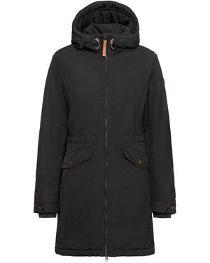 Camel Active Funktionsmantel mit Kapuze - Schwarz