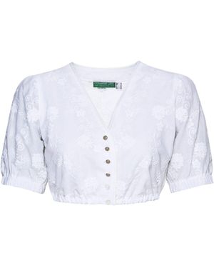 COUNTRY LINE V-Dirndlbluse - Blau