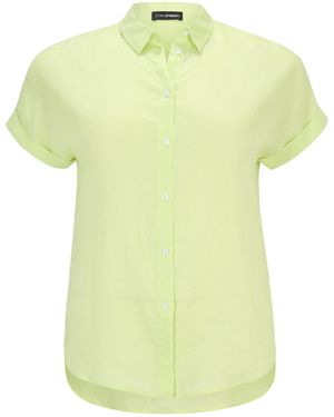 Doris Streich Druckbluse Bluse - Gelb