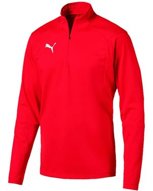 PUMA LIGA Training 1/4 Zip Top Sweatshirt Polyester - Rot