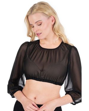 BERWIN & WOLFF Dirndlbluse Dirndlbluse - Schwarz