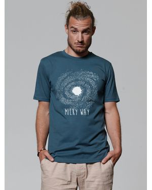 wat? Apparel Wat? Apparel T-Shirt Milky way - Blau