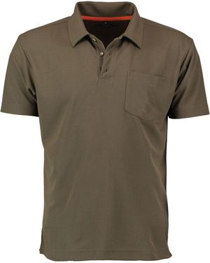Tom Collins Poloshirt Zanfi Kurzarmshirt mit aufgesetzter Brusttasche - Grün