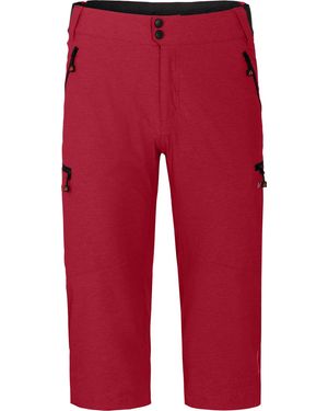 Bergson PATTI Capri 3/4 Outdoorhose 6 Radhose, bielastisch, strapazierfähig, Norma - Rot