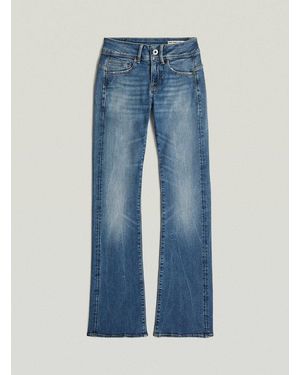 G-Star Regular-Fit-Jeans Midge Bootcut Jeans - Blau