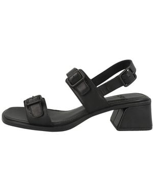 Camper Kora Damen Sandale Sandaletten, Sommerschuhe, Badeschuhe, Riemchen, Schlappen - Schwarz