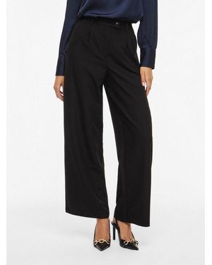Vila Anzughose Visiffe Hw Wide Pants - Schwarz