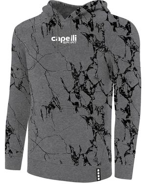 Capelli Sport Hoodie Kängurutasche für kleine Gegenstände vorn - Schwarz