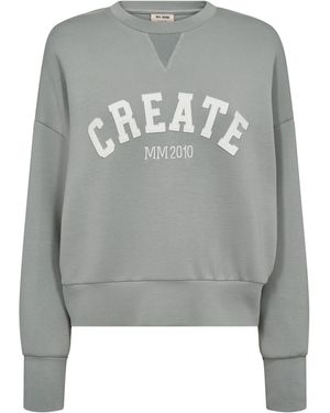 Mos Mosh Sweatshirt - Grau
