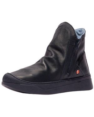 Softinos Sneaker Leder Sneaker - Blau