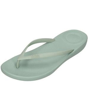 Fitflop Iqushion Ergonomic Flip E54 Zehentrenner Mint Whisper - Grün