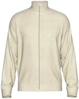 SELECTED Strickjacke Dane (1-tlg) Plain/ohne Details - Weiß