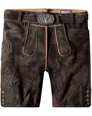 Stockerpoint Trachtenlederhose Bertl - Grau