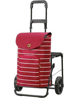 Andersen Einkaufstrolley Komfort Shopper Mia rot