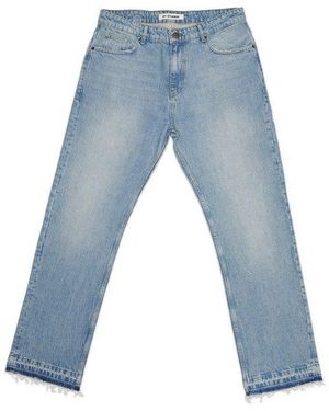 2Y Studios Bequeme Jeans 2Y Arun Open Hem Straight - Blau