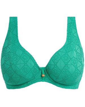Freya Bügel- Nomad Nights Bikini-BH Tiefes Dekolleté F-K Cup - Grün