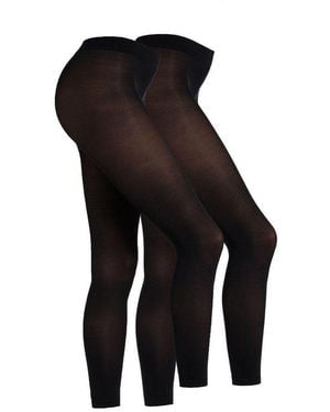 S.oliver Feinstrumpfhose 2Er Pack - Schwarz