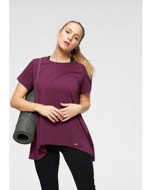 Venice Beach Funktionsshirt Funktionsshirt Kurzarm, Lockere Passform - Lila