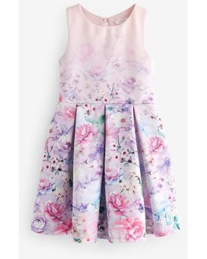 Next Partykleid Elegantes Kleid mit Rückendetail (1-tlg) - Pink