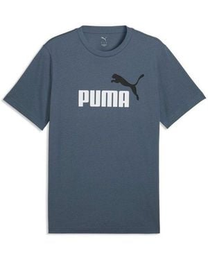 PUMA T-Shirt Graphics 2 Color No. 1 Logo Tee - Blau