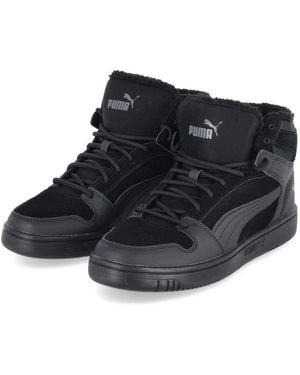 PUMA Wintersneaker 369831/01 Leder Und Synthetik Sneaker - Schwarz