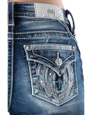 Miss Me Skinny-fit-Jeans - Blau