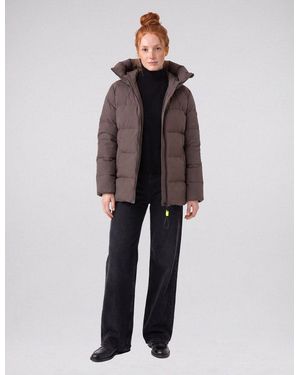 NO.1 Como Winterjacke Linda (1-St) Mit Kapuze - Blau