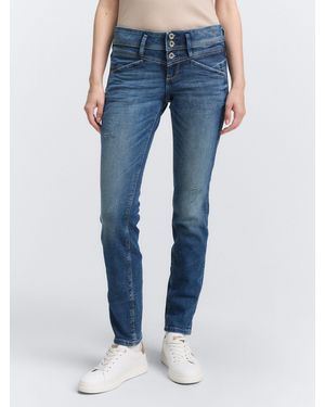 Tom Tailor Fit- TTALEXA Slim Jeans mit Bio-Baumwolle - Blau