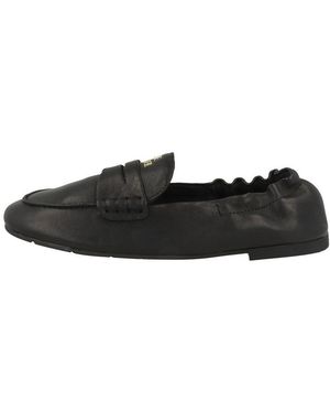 Steve Madden Newbury Damen Slipper Loafer, Mokkasin, Sommerschuhe, Halbschuhe, Schlupfschuhe - Schwarz