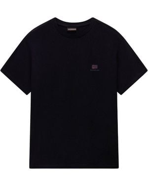 Napapijri T-Shirt S-Nina 941 Beauty Mit Klassischem Rundhalsausschnitt, Aus Baumwolle - Schwarz