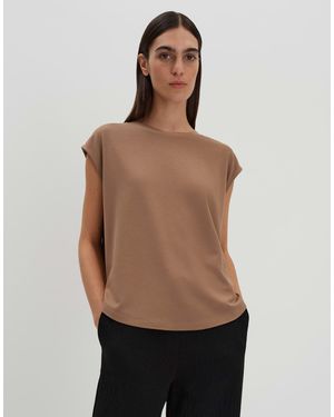 someday. Sweatshirt UFABIA Regular im O-Shape - Braun