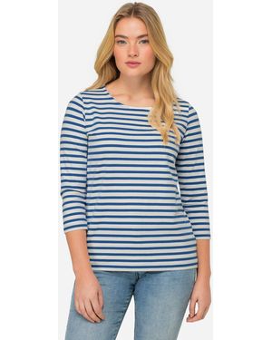 Laurasøn Ringel-T-Shirt Regular Fit - Blau