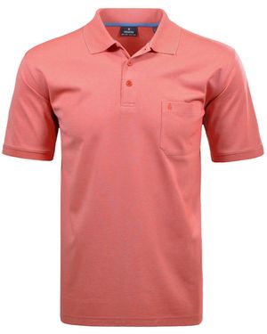 RAGMAN Poloshirt Polo Softknit - Pink
