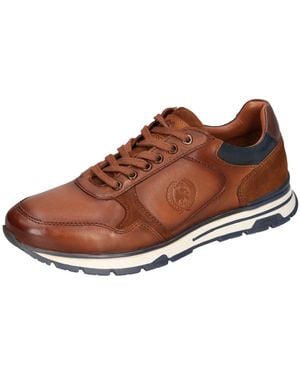 Lerros Sneaker Mit Reißverschluss, Schnürschuh, Freizeitschuh, Halbschuh - Braun