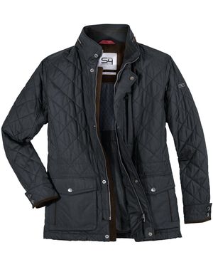 S4 Jackets Leichte Steppjacke Übergröße navy Vegas - Schwarz
