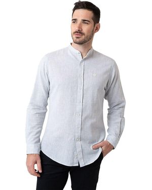 Bavarian Caps Langarmhemd ß Edelweiß Sommerfrische - Blau