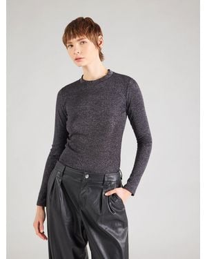 Mads Nørgaard Langarmshirt Tuba (1-tlg) Weiteres Detail - Blau
