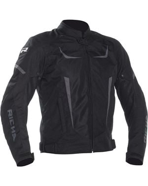 Richa Motorradjacke Airstrike 2 Motorrad Textiljacke belüftet protektoren reflektierende reißverschluss - Blau