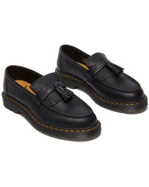 Dr. Martens Adrian Slipper Chunky Slipper, Halbschuh, Loafer Mit Modischer Tassel - Schwarz