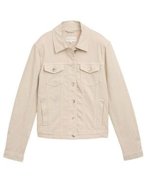 Tom Tailor Jeansjacke Vielseitig kombinierbar – ideal für Freizeit und Alltag - Weiß