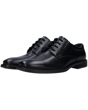 Bugatti Schnürschuh Business-Schnürer, Halbschuh, Festtagsschuh, Anzugschuh, Blockabsatz - Schwarz