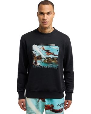 carlo colucci Sweatshirt Delli - Schwarz