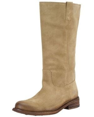 Felmini Stiefel Veloursleder Stiefel - Natur