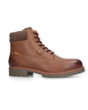 Camel Active Schnürboots Schnürstiefel, Boots Mit Softem Schaftrand - Braun
