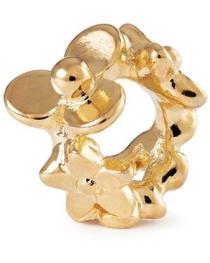 Trollbeads Bead Zarte Blüten, 18k vergoldet, TGPBE-20001 - Mettallic