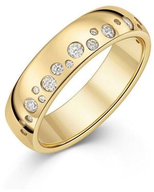 Firetti Fingerring Schmuck Geschenk Silber 925 Damenring Ring Sternenhimmel, Mit Zirkonia (Synth) - Mettallic