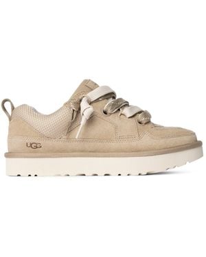 UGG Lo Lowmel Slip-On Sneaker Freizeitschuh, Halbschuh, Slipper Mit Praktischer Anziehlasche - Schwarz