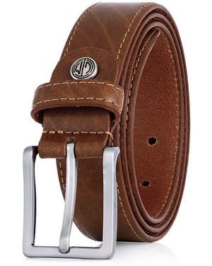 Lindenmann Ledergürtel - Braun