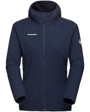 Mammut Funktionsjacke Rime Light IN Flex Hooded Jacket , Hybrid-Jacken, warm - Blau