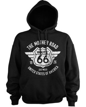 Route 66 Kapuzenpullover - Schwarz